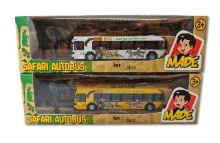 Obrázek z Autobus safari 14cm a slon, 2dr 